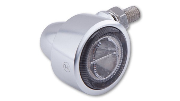 HIGHSIDER Pro Classic-X1 LED Knipperlichtbehuizing Zilver / Lens Rookgrijs (Paar), Voor & Achter