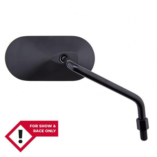 HIGHSIDER slimme Stuurspiegel Agila Zwart Ovaal, Rechts, Niet E-goedgekeurd (1pc)