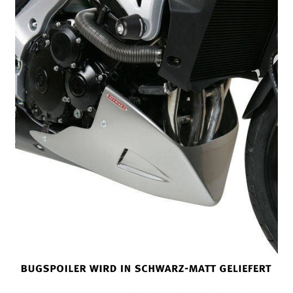 Barracuda Bugspoiler AEROSPORT für Suzuki GSR600 2006 - 2011 GSR750 2011 - 2016 schwarz-matt