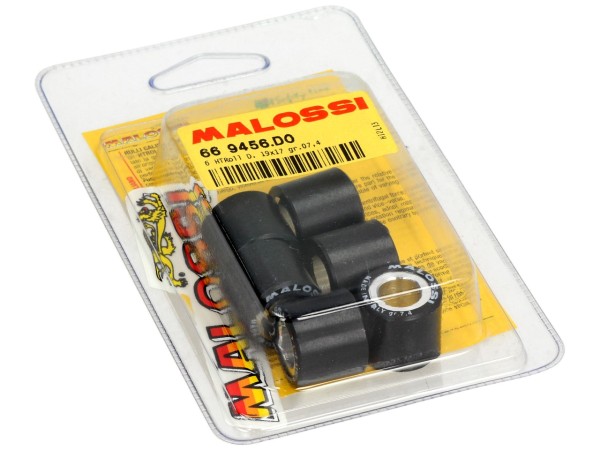Malossi variator roller set, 19x17 mm, 7,4 g, stuk: 6
