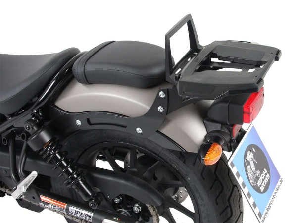 Aluminium topkoffer zwart voor Honda CMX 500 Rebel (17-) Hepco & Becker