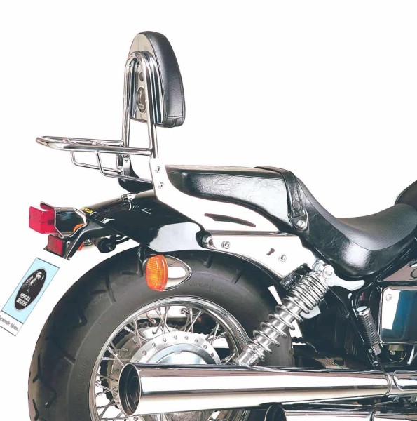 Sissybar met bagagerek chroom voor Honda VT 750 DC Black Widow (00-03) Hepco & Becker