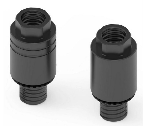 RIZOMA spiegeladapter voor Vespa GTS/GTS Super ('14-'18), zwart