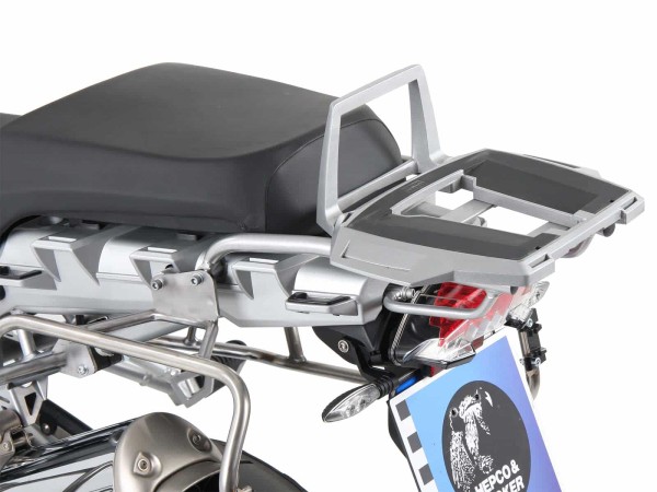 Aluminium topkofferdrager zilver voor BMW R 1200 GS (04-07) Hepco & Becker