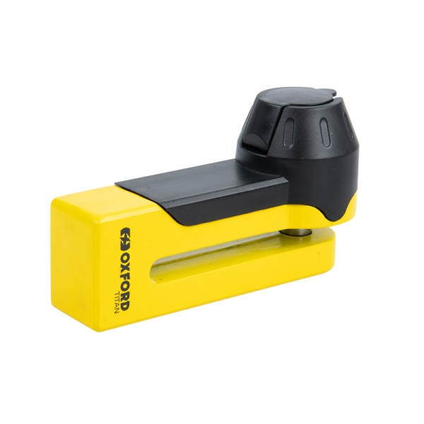 Oxford Titan ø10mm remschijfslot - Geel