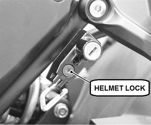 Helmslot Ninja650 2017/ Z650 2017 Origineel Kawasaki