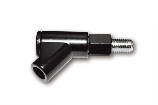 HIGHSIDER slimme spiegeladapter zwart M 10x1,25, rechtse draad