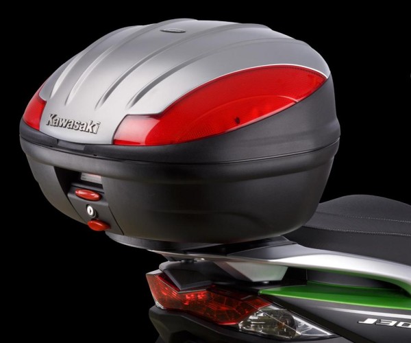 Hoes 970 metallic mat ijs wit (P.White) J125 2016 Origineel Kawasaki