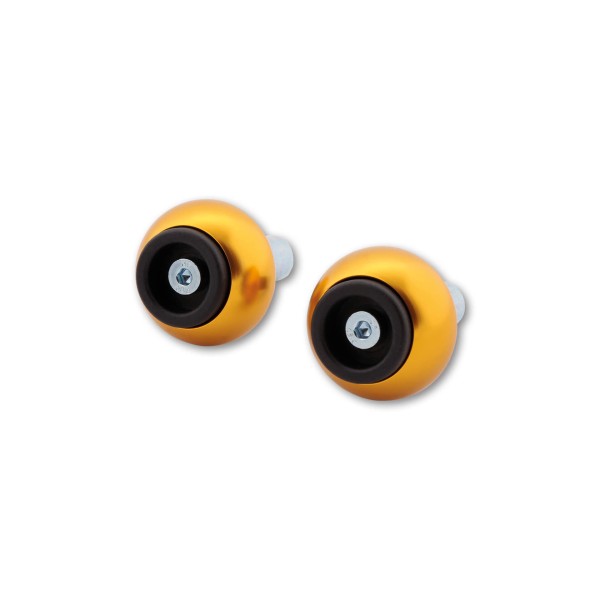 LSL Lenkergewicht Crash Ball Classic, für Lenker mit 14 mm Innendurchmesser (Alu-Lenker), gold