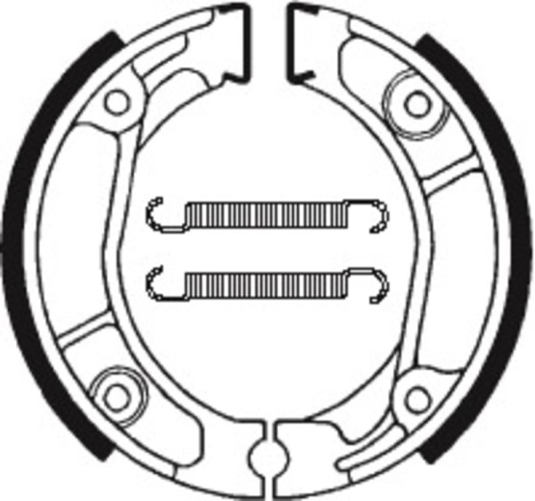 Tecnium Scooter/Street/Off-Road/ATV Organische remschoenen - BA013