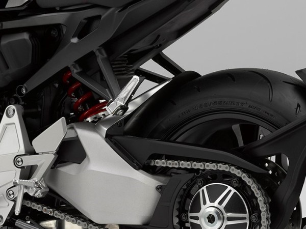 Achterwieldeksel Alu-Look voor Honda CB1000R (BJ 18-)