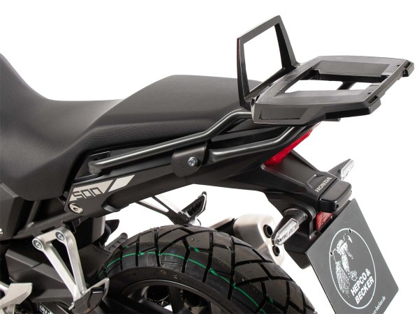 Alurack topkofferdrager antraciet voor Honda NX 500 (24-) Hepco & Becker