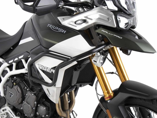 Tankbeschermer zwart voor Triumph Tiger 900 Rally / GT / PRO (20-) Hepco & Becker