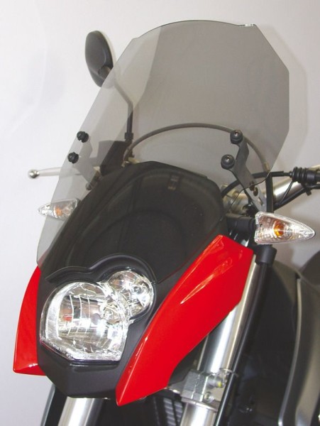 Medium voorruit voor BMW G 650 Xmoto (06-07), rookgrijs