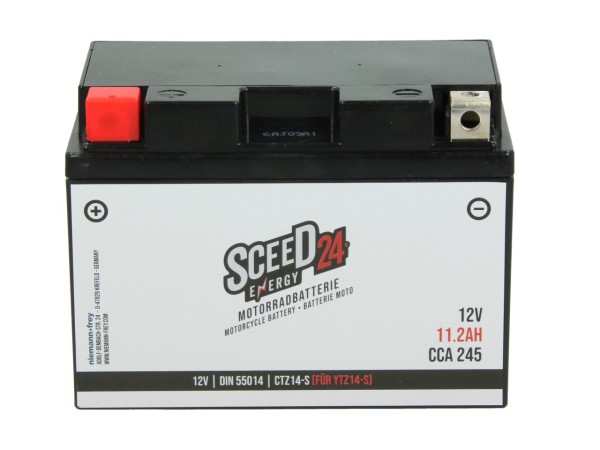 Sceed24-accu 12 V, 11 A, gel / SLA