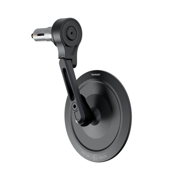 HIGHSIDER pro stuurspiegel Montana-Slim Zwart Kort (1 stuk)