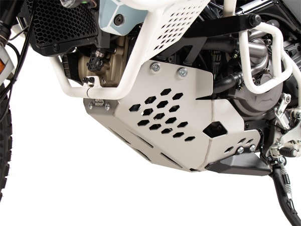 Motorbeschermplaat zilver voor Ducati Desert X Rally (24-) Hepco & Becker