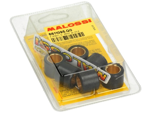 Malossi variator roller set, 20x17 mm, 13,5 g, stuk: 6