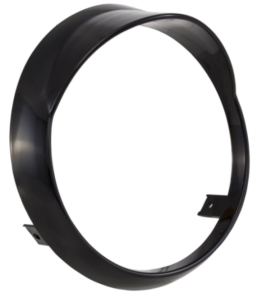 Lamp ring voor Vespa Primavera 50-150cc 2T/4T, glanzend zwart