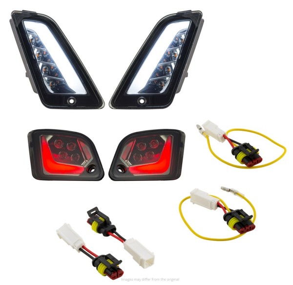 Richtingaanwijzerset voor & achter voor Vespa GTS/GTS Super/GTV/GT 60/GT/GT L ('03-'13), getint