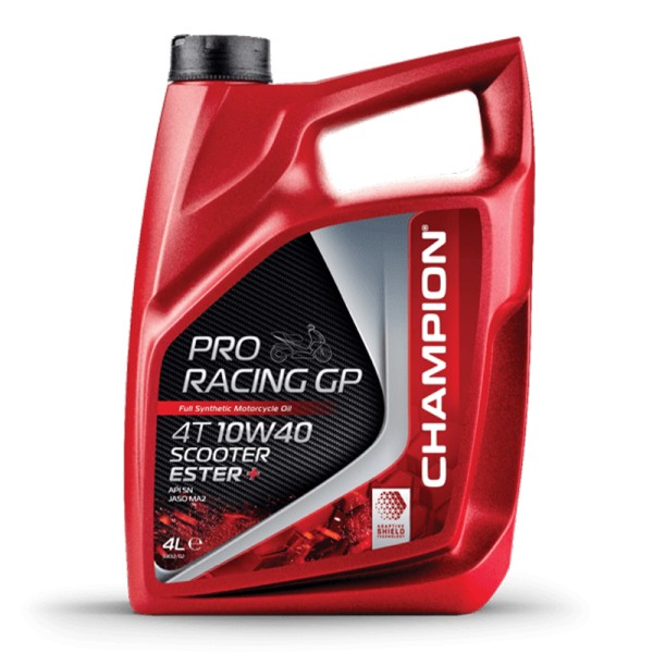 CHAMPION® Proracing GP 4T 10W-40 SCOOTER ESTER + Volledig synthetische motorolie - 4 liter