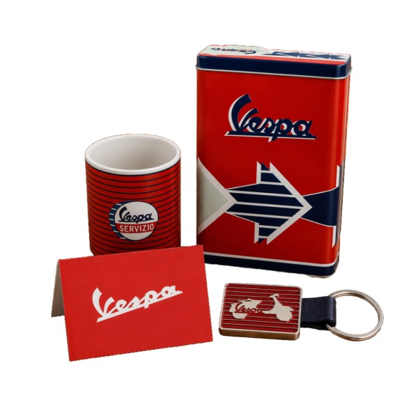 Vespa-merchandisepakket Servizio Rood