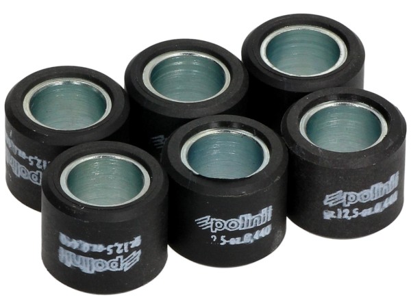 Polini variator rollenset, 20x17 mm, 12,5 g, stuk: 6