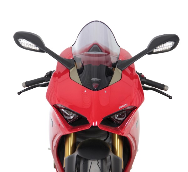 Racing scherm "R" rookgrijs voor Panigale V4 /R /S Orignal MRA