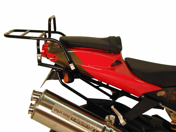 Buisvormige bagagedrager topkoffer zwart voor Aprilia RSV Mille/Tuono (98-08) Hepco & Becker