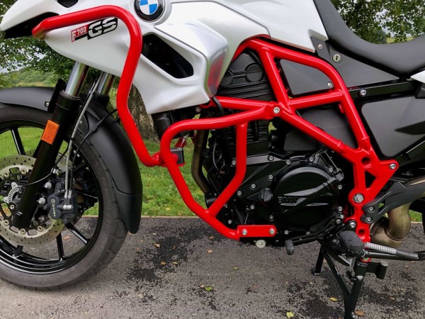 Rode tankbeschermer voor BMW F 650 GS Twin (08-11)/F 700 GS (12-17)/F 800 GS (08-16)