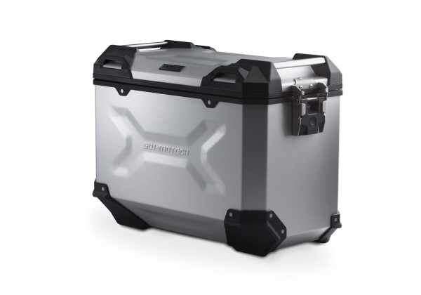 SW Motech TRAX ADV L aluminium koffer 45L zilver rechts