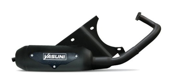 Yasuni Eco Complete Uitlaat - Roestvrij Staal Zwart