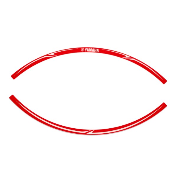 Yamaha velgsticker rood