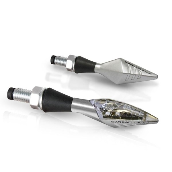 Barracuda knipperlicht X-LED B-LUX zilver