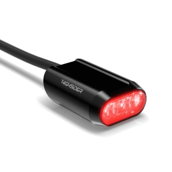 HIGHSIDER pro Split-RS LED achterlicht zwart/transparant E-keurmerk (1pc)