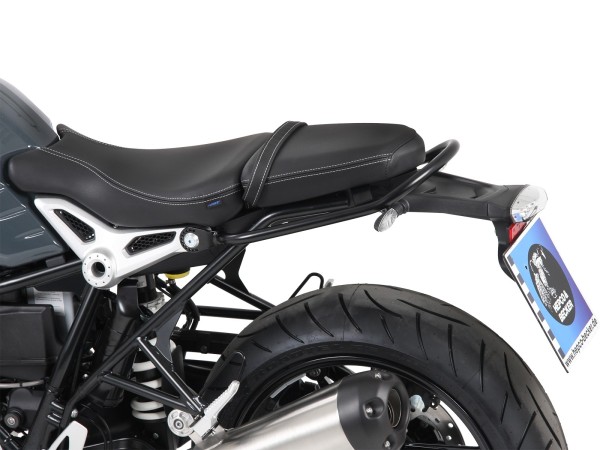 Passagiershandgreep / leuning zwart voor BMW R nineT Pure (17-23) Hepco & Becker
