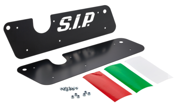 Uitlaatsierstuk swing arm voor Vespa GTS/GTS Super/GTV/GT 60/GT/GT L, roestvrij staal zwart