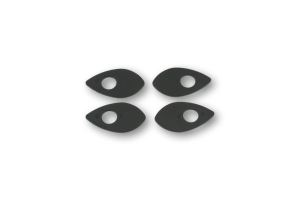 HIGHSIDER smart montageplaten Indy Spacer Zwart Voor Diverse, Ducati, Honda