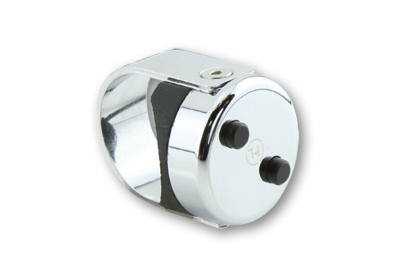 HIGHSIDER pro Classic Button Chroom Voor 7/8 en 1 inch stuur
