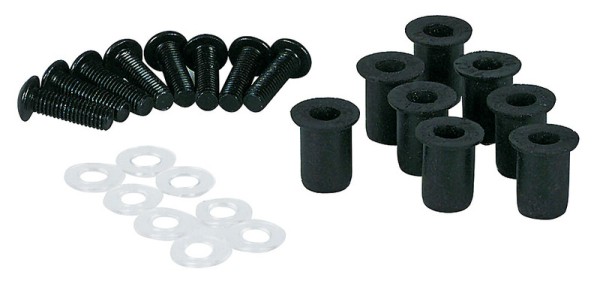 HIGHSIDER aluminium kuipbouten met rubber moeren, 8 stuks, M5