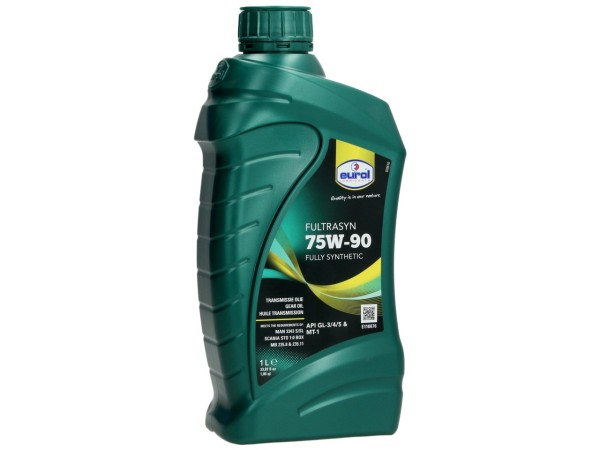Eurol versnellingsbakolie, 75W/90, Eurol Fultrasyn, volsynthetisch, 1 l