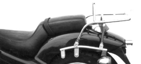 Buisvormig bagagerek topkoffer chroom voor Honda VT 600 C (88-00) Hepco & Becker