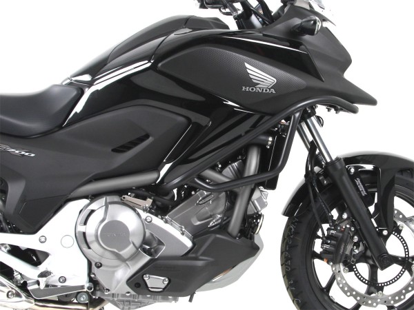 Motorbeschermer zwart voor Honda NC 700 X (12-13) /NC 750 X/ DCT (14-20) Hepco & Becker