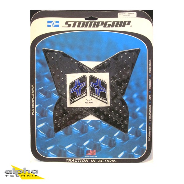 Stompgrip schwarz, Volcano, für Yamaha FJR1300, 2003-2023