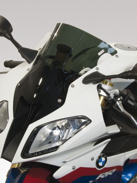 Voorruit Double Bubble - hoogte 410 mm voor BMW S 1000 RR (09-16), helder