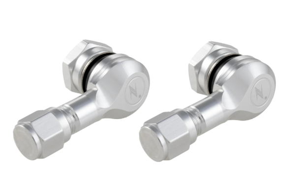 Ventielkern ZELIONI voor tubeless band/velg 80°, zilver