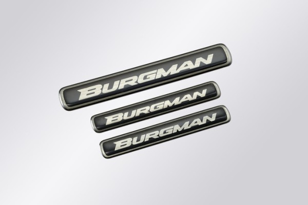 Burgman" belettering voor Suzuki Burgman AN650 BJ. 2013-2017/ Burgman AN650 BJ. 2007-2012/ Burgman AN