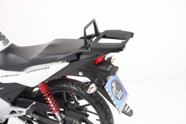Aluminium topkoffer zwart voor Honda CB 125 F (15-20) Hepco & Becker