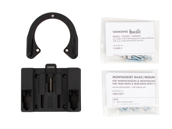 Basistankring incl. tanktasvergrendeling voor Ducati Monster M 900 (92-99) Hepco & Becker