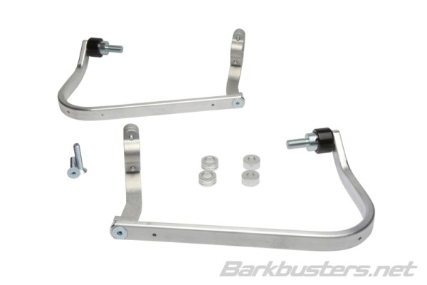 Barkbusters hardwarekit tweepuntsbevestiging aluminium